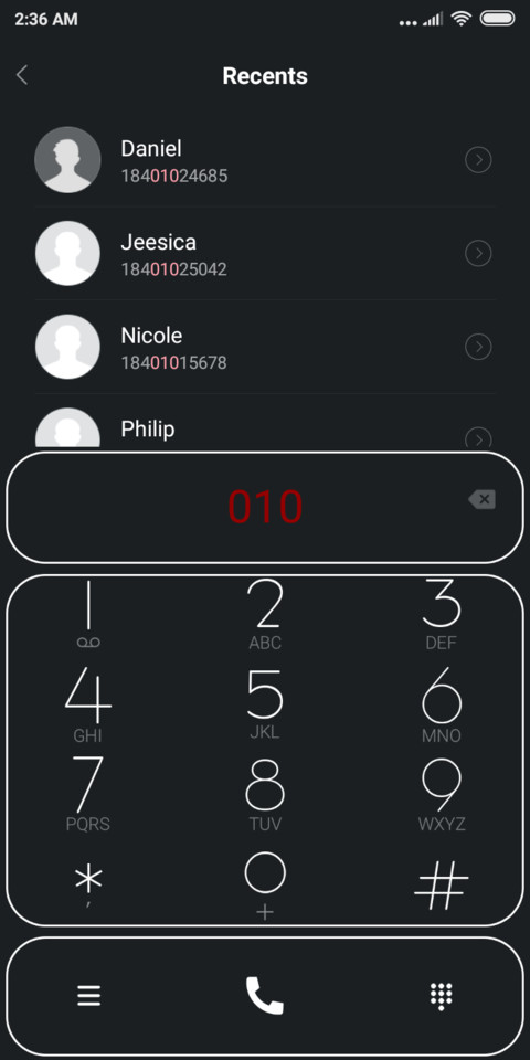 Red transport screenshot