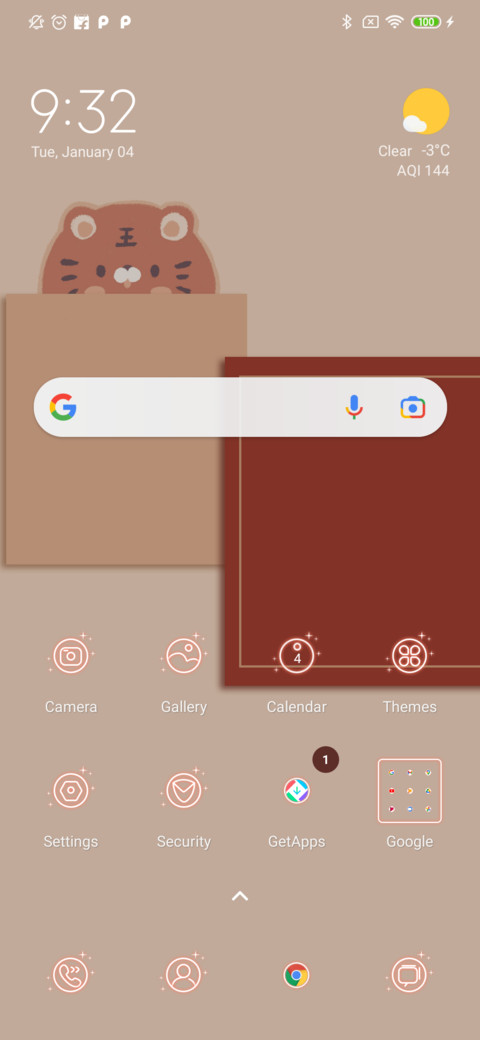 New year sticker screenshot