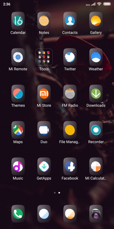 Dark Leaf_DWM2 screenshot