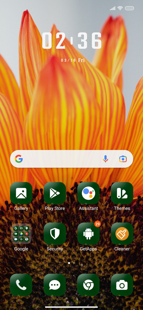 Sunflower screenshot