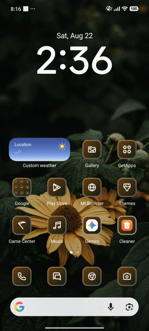 Sunflower screenshot