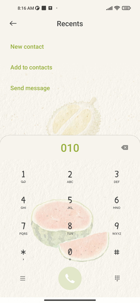 Custom fruit party screenshot