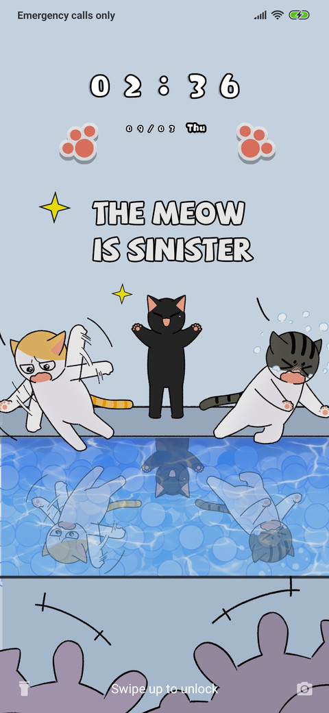 The meow is sinister screenshot
