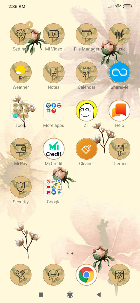 Floral Leaves_3MDS screenshot
