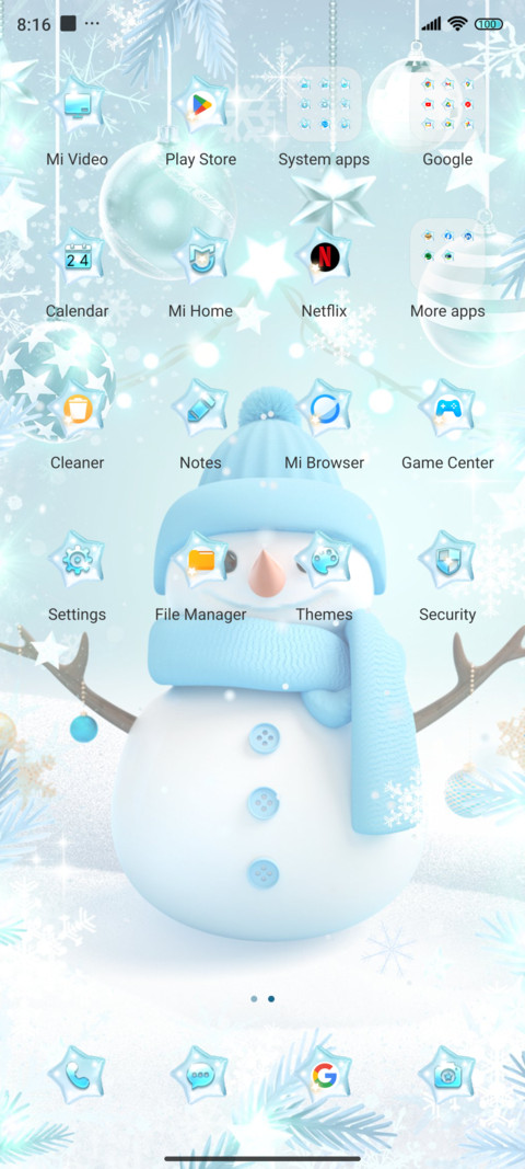 Christmas Snowman screenshot