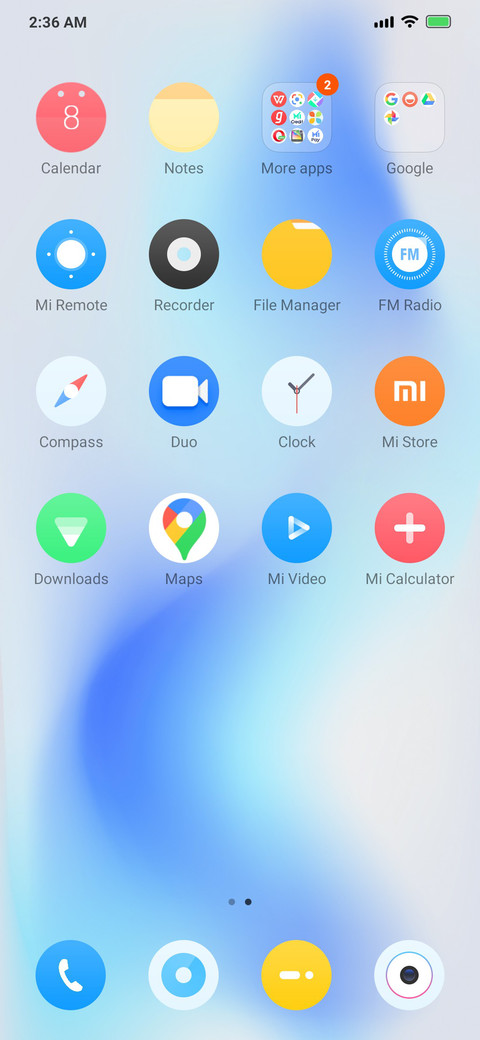 Xui Pro Blue screenshot