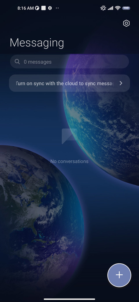 Icon interaction screenshot