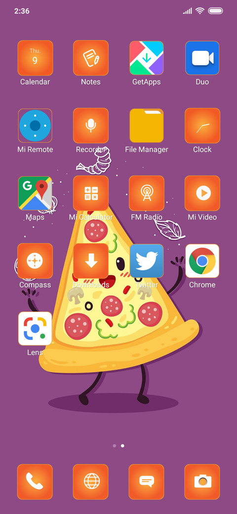 PizzaMinimal_3MD screenshot