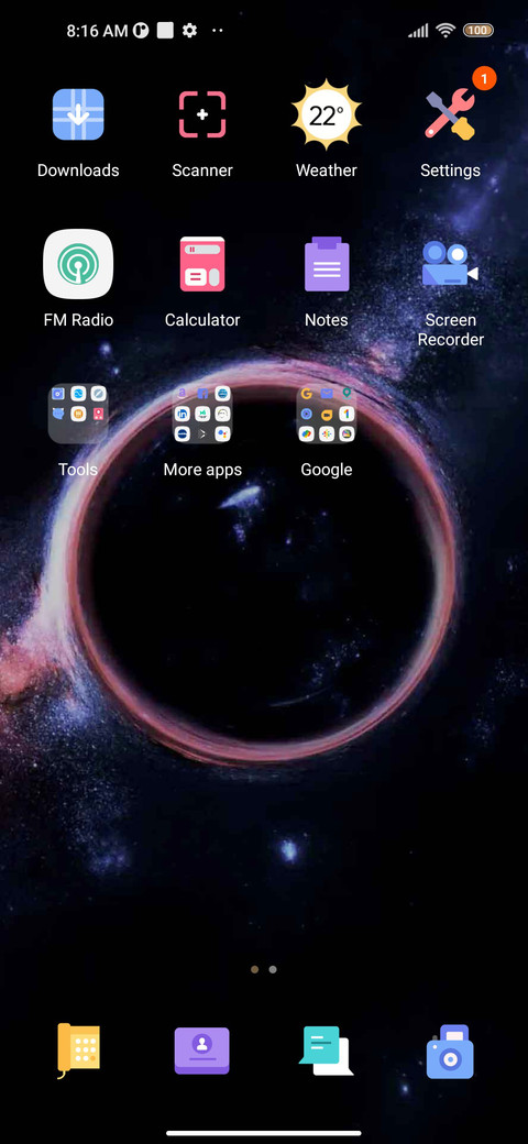 Cosmic ring screenshot