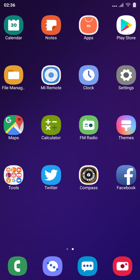 One UI screenshot