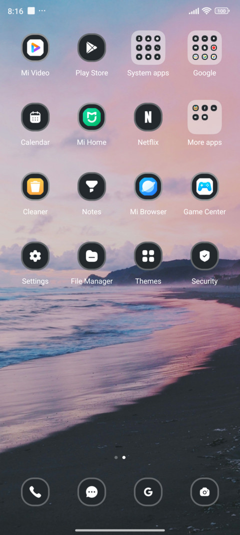 Seashore screenshot