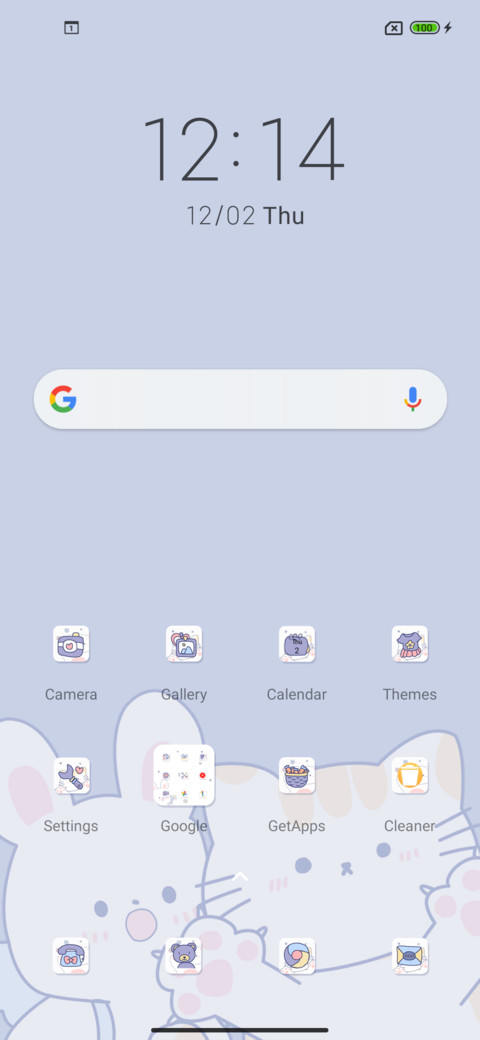 Cute pet calendar screenshot