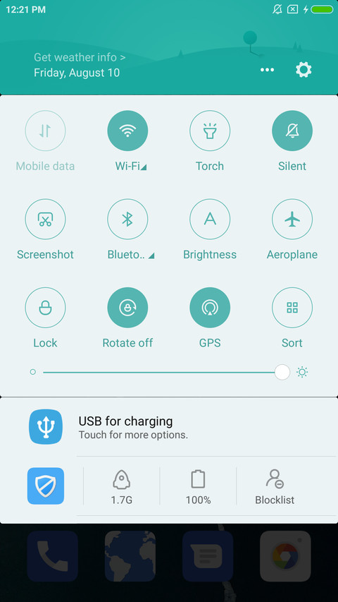 android one screenshot