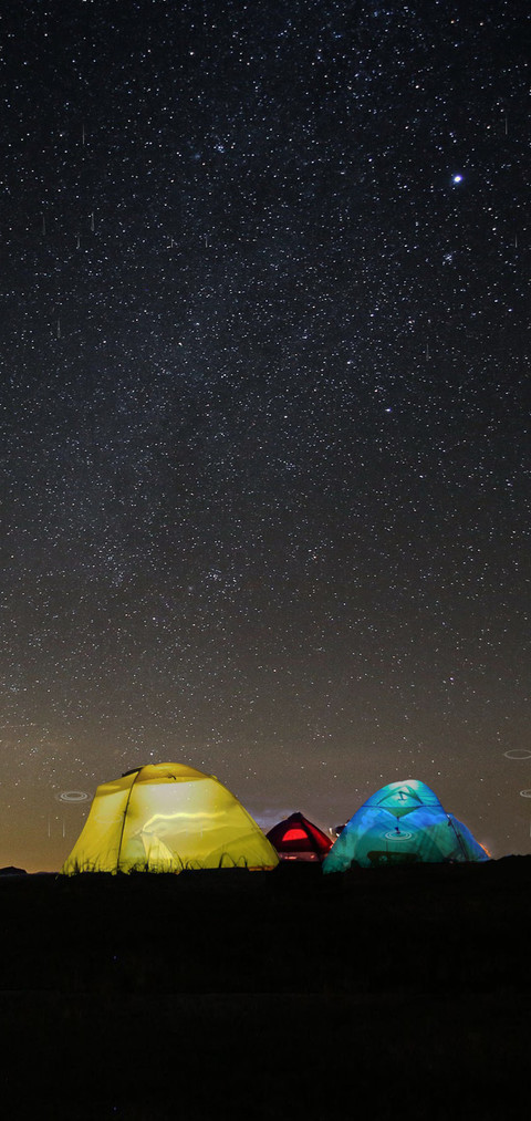 星空下的帐篷 screenshot