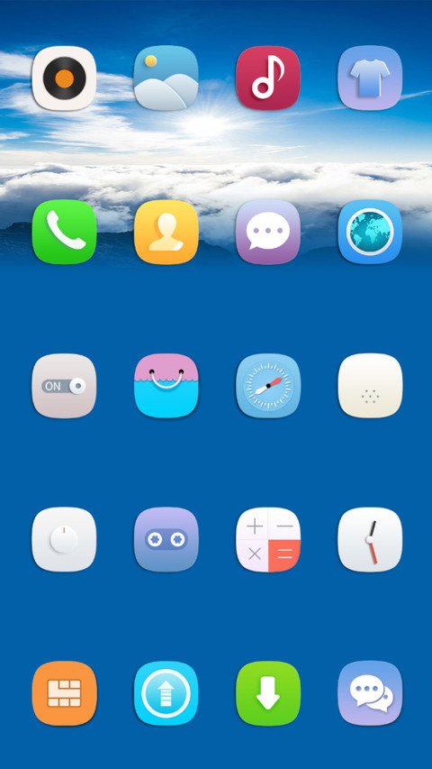 fresh blue screenshot