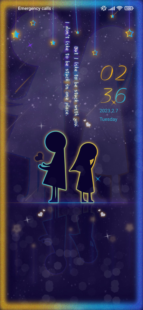 Neon love screenshot