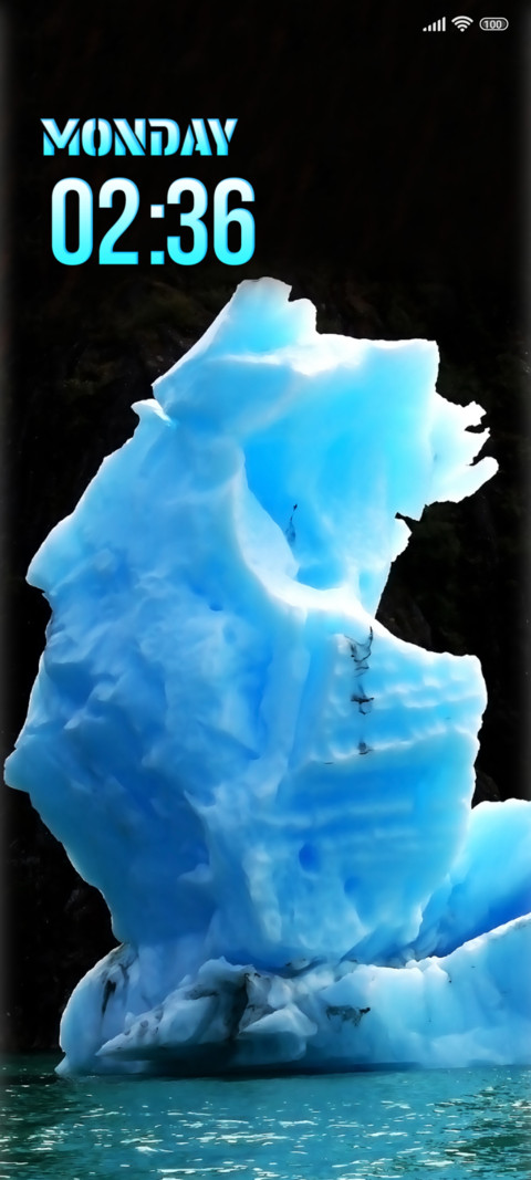 ice blue screenshot