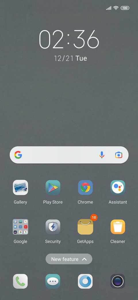 Nostalgic calendar screenshot