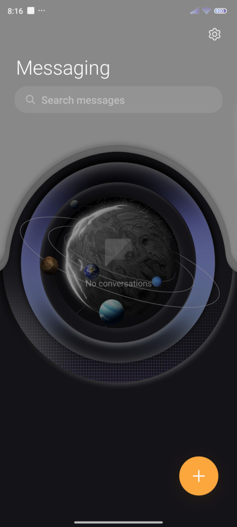 Two color planet screenshot