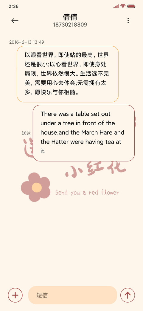 油画小红花 screenshot