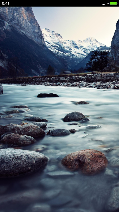 iOS water screenshot