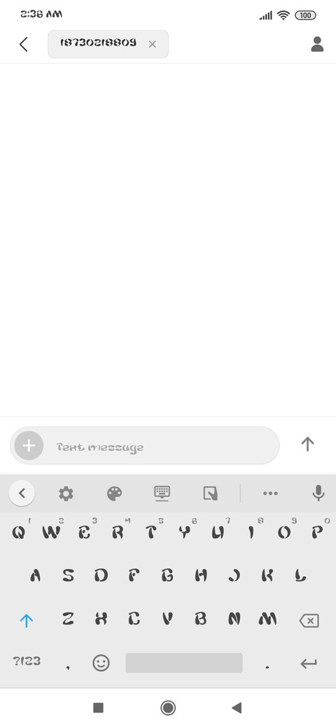 splashing-font screenshot