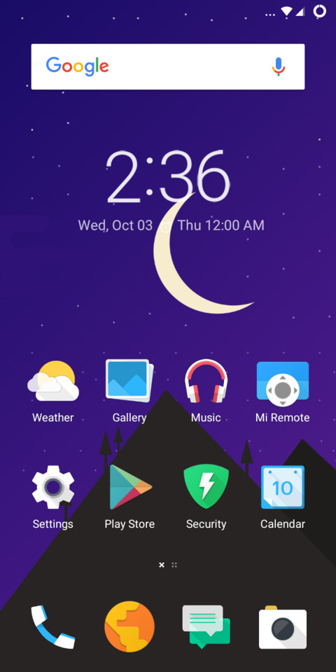 Android 8(Oreo) screenshot