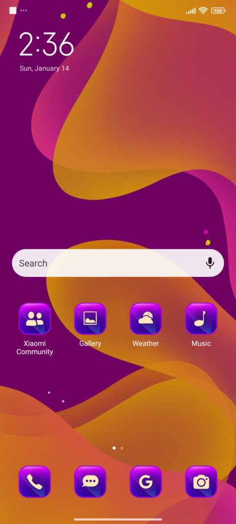 abstract shapes screenshot