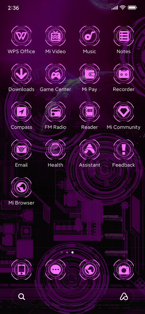 Neon Tech Glow screenshot