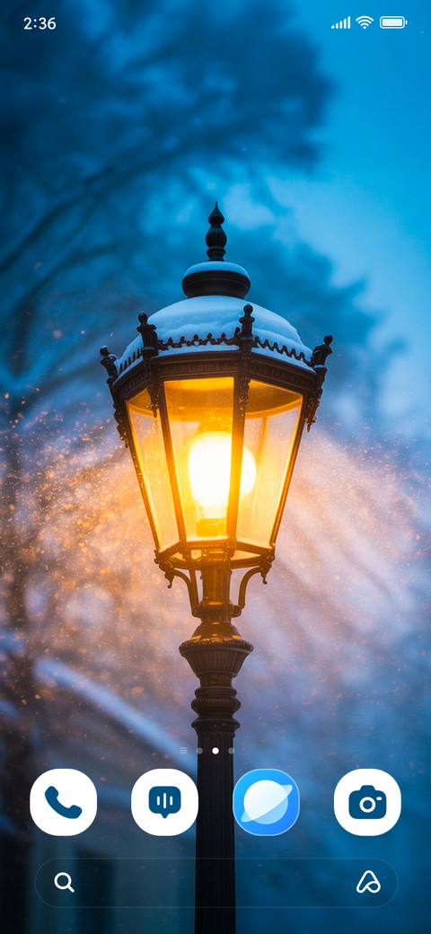 Streetlight Snow screenshot