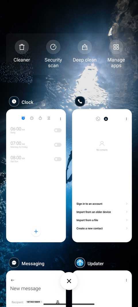 Underwater screenshot