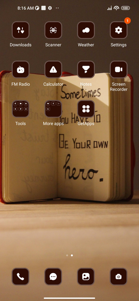 Motivation screenshot