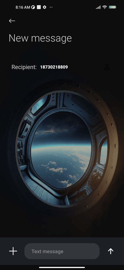 Empty window screenshot