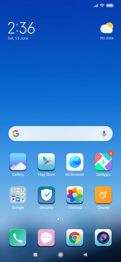 Blue Sky Ottoman  screenshot