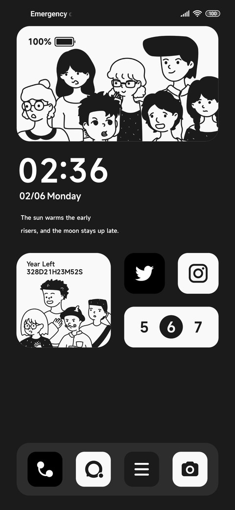 Minimalist cartoon screenshot