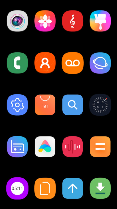 ColorOS Black screenshot