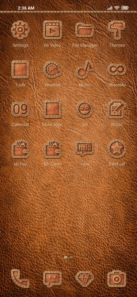 Leather screenshot