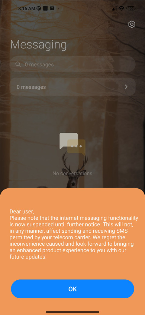 Deer in Woods screenshot