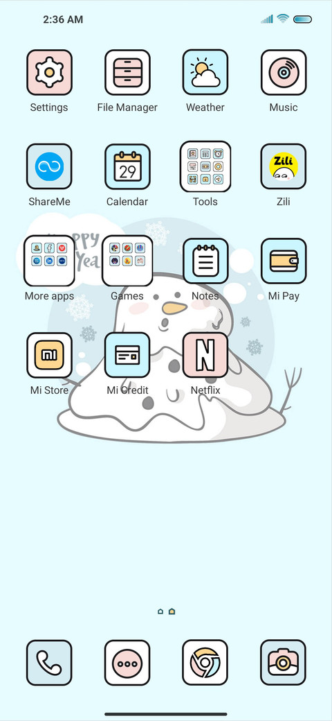 Cute Snowman screenshot