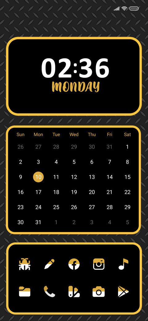 Yellow Pattern screenshot