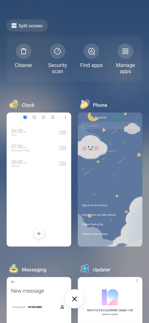 Full screen cute screenshot