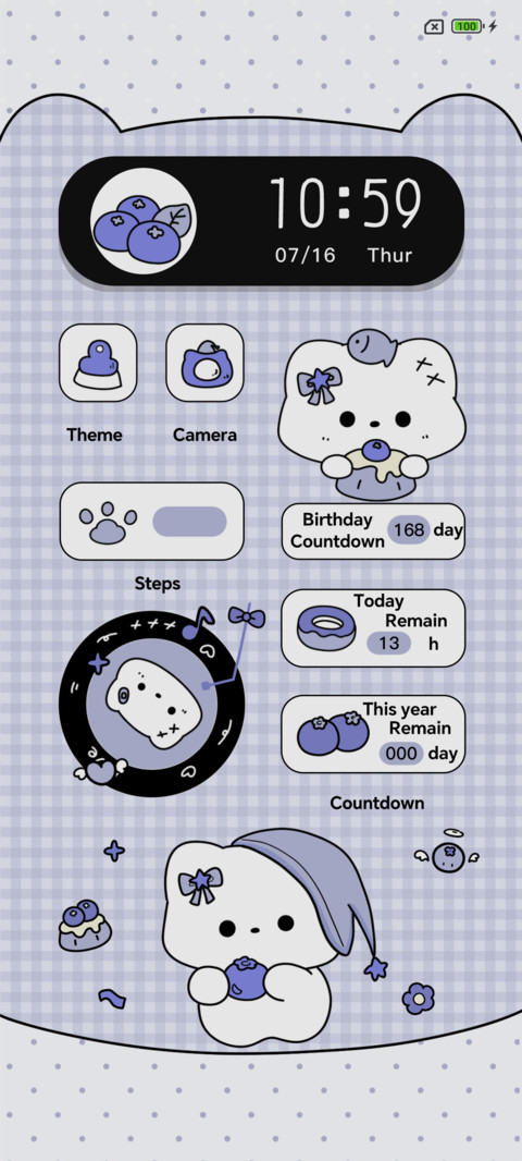 Blueberry Kitty screenshot