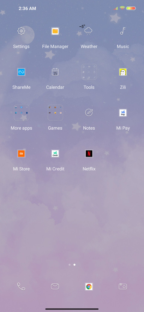 fresh clouds screenshot