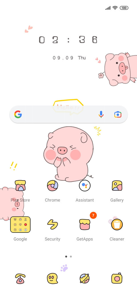 Cute fat pig screenshot