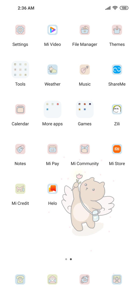 Cute spring bear screenshot