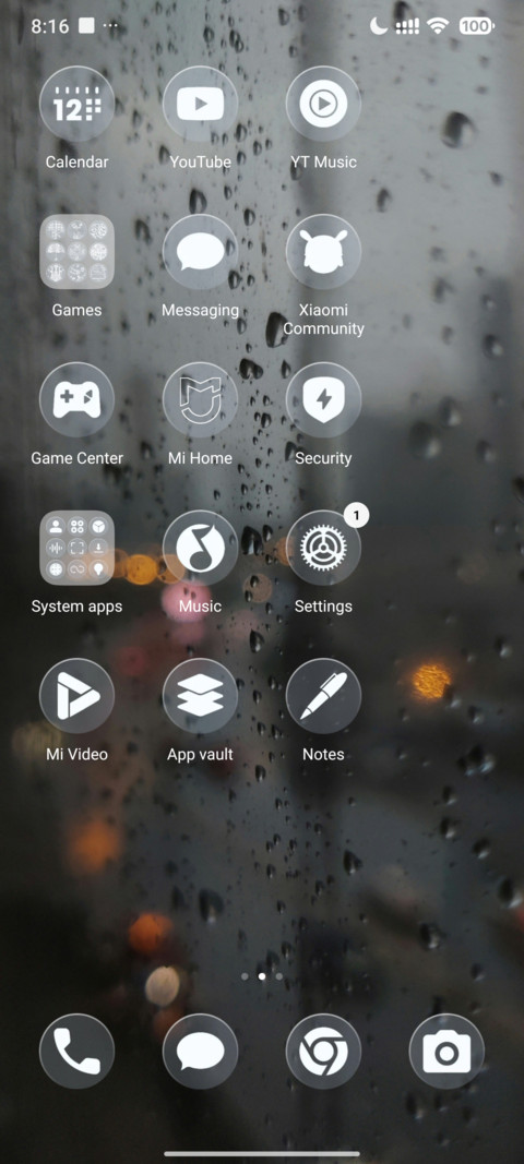 GlassyM screenshot