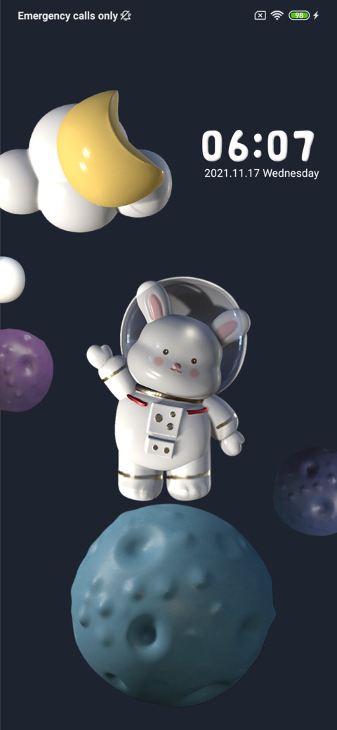 3D space Rabbit screenshot