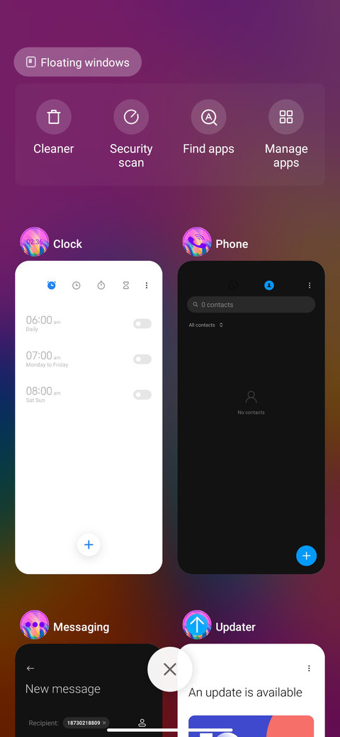 Colorful wave BG screenshot