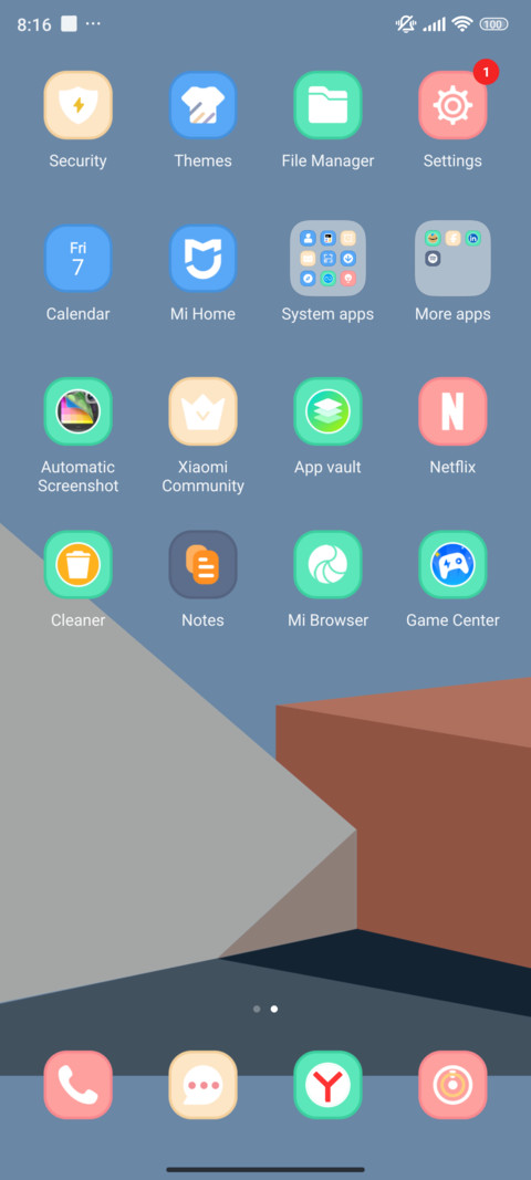 Plain Geo Nook screenshot