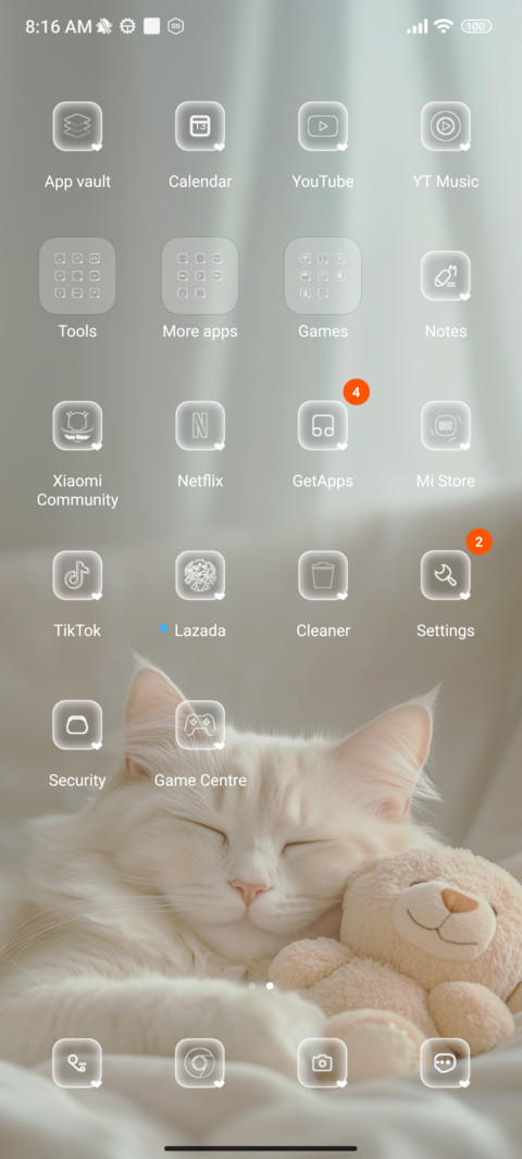 White big cat screenshot